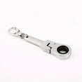 thumbnail image 6 of LmnLft 10mm Ratcheting Wrench Keychain, Portable Ratchet Wrench Keychain Key Ring, Flex Head Mini Hardware Tool, Heavy Duty Wrench Key Ring for Mechanic Gift, 6 of 9