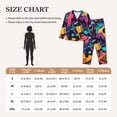 thumbnail image 4 of Sigee Vibrant Graffiti Urban Art for Women’s Pajama Sets Long-Sleeved Pjs Sets for Women 2 piece Sleepwear-Large, 4 of 7
