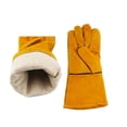 thumbnail image 3 of UPGRATOR 1Par Guantes De Trabajo Amarillos Ligero De Cuero Para Jardinería Y Protección Manual, 3 of 8