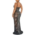 thumbnail image 6 of jsaierl Women's Hot Diamond Casual Sling Wrap Breast Mesh See-Through Long Dress Homecoming Dresses 2024, 6 of 9
