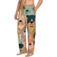 thumbnail image 2 of Fotbe Colorful Dogs Men's Pajama Pants,Sleepwear Pants,Pj Bottoms Drawstring And Pockets-Large, 2 of 9