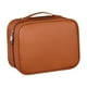 thumbnail image 2 of Multi-Functional Cosmetic Bag | 3-in-1 Large Capacity Makeup Organizer | Polyurethane | Advanced Feel | Handheld & Portable | Zoned Storage | Travel | Office | White Pink Brown | 25x18.5x11cm | 1pc, 2 of 6