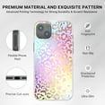 thumbnail image 2 of MyBat Pro Mood Series MagSafe Case for Apple iPhone 14 (6.1) - Holographic Leopard Stylish Glitter Shockproof Protective Cover for Women Girls Cute Phone Case, 2 of 5