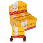 Vijayshree Golden Nag Temple Incense Dhoop Cone Home Fragrance 12 Pkt of 10 Cones Each