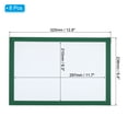 thumbnail image 2 of Unique Bargains A4 Magnetic Sign Holder, 8 Pack Magnetic Display Frame Self-Adhesive Picture Frame for Refrigerator, Green, 2 of 7