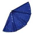 thumbnail image 1 of Christmas Tree Skirt Vibrant Color Elegant Shiny Sequins  Tree Mat for Festive Home Party Decorations, 1 of 10