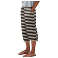 thumbnail image 1 of YDLCAFD Womens Solid Color Pocket Straight Tube Loose Stretch Pants Color Contrast Pants, 1 of 5