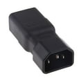 thumbnail image 1 of IEC C14 a C19 Convertidor de enchufe moldeado Adaptadores de corriente Conector Negro, 1 of 8