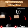 thumbnail image 4 of Billuyoard Vaso de chupito de whisky de 4 piezas, taza de café sin tallo, copas de vino, cerveza, vasos de plástico transparente para fiesta, Organizadores de utensilios de cocina, 4 of 6