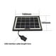 thumbnail image 5 of Generador de cargador solar de 5 V para exteriores con panel solar USB para linterna de teléfono Wdftyju  Libre de BPA, 5 of 5