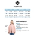 thumbnail image 7 of Wantdo Girl's Winter Coat Lightweight Winter Jacket Windproof Quilted Hooded Puffer Jacket Pink 6/7, 7 of 7