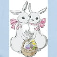 thumbnail image 2 of CafePress - Easter Rabbits Long Sleeve Infant Bodysuit - Long Sleeve Cotton Baby Bodysuit, 2 of 4