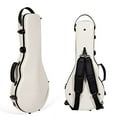 thumbnail image 2 of Crossrock Case - Fiberglass Mandolin Case - Fits Both A & F Styles - Padded Straps, Accessory Compartment, Fixed & Removable Padding - Includes TSA Lock - Milky White (CRF1020MAFMW), 2 of 4