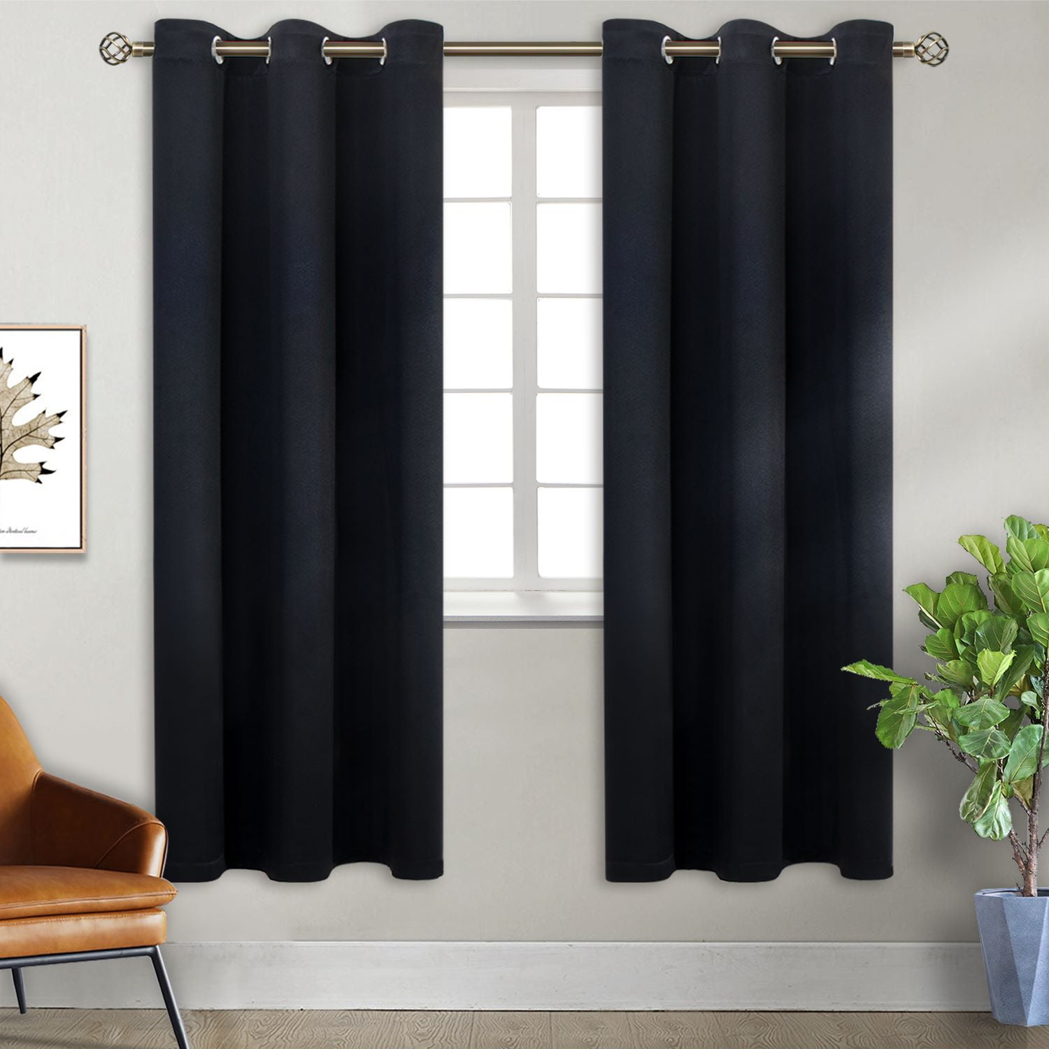 BGment Thermal Insulated Blackout Curtains, Grommet Curtain Panel