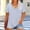 Gray, variant on Casual Trendy Tops for Women Solid V‑Neck Short Sleeve summer shirts for women for Holiday Rhinestone V Neck womens blouses dressy casual