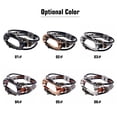 thumbnail image 5 of Correa para la muñeca Irfora Reemplazo de correa retro para Mi Band 6/6 NFC Correa de muñeca Compatible con Xiaomi Mi Band 5 Correa de cuero Reemplazo de pulsera de cuentas de cuero Irfora Correa para la muñeca, 5 of 5