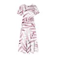 thumbnail image 5 of IROINNID Summer Dresses for Women Women Wedding Guest Maxi Dresses with Short Sleeve and Round Neck Printed Summer Casual Outfits Dress, 5 of 5