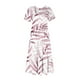 thumbnail image 4 of Vestido de Manga Corta para Mujeres Vestido de Verano de Cuello Redondo Impreso, Poliéster de Tamaño Verdadero Diario Y Vestido de Fiesta, 4 of 5