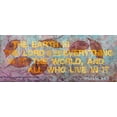thumbnail image 2 of Art Licensing Studio 14x8 White Modern Wood Framed Museum Art Print Titled - Earth Psalm I, 2 of 4