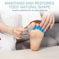 thumbnail image 3 of 6PCS Silicone Toe Spacers for Women & Men-Toe Separators for Bunion Relief,Hammer Toe,Plantar Fasciitis & Pedicures | Includes Metatarsal Pad & Therapeutic Yoga Cushion for Foot Pain,Blue+Beige+Black, 3 of 7