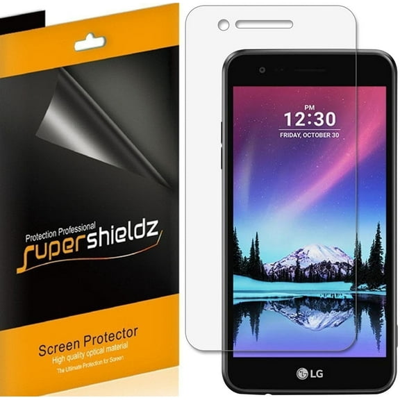 [6-Pack] Supershieldz for LG K4 (2017) Screen Protector, Anti-Bubble High Definition (HD) Clear Shield