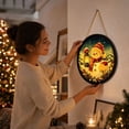 thumbnail image 7 of Christmas Lighted Hanging Sign, Battery‑Operated LED Wall Ornament with Hooks, Illuminated Xmas Decor for Front Door, Porch, Entryway Home Decoration, 7 of 7