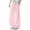 Pink, variant on BXSRUTA Men's Wide Leg Casual Pants With Ice Silk Fabric Drawstring Comfort Waist Pockets Sizes M-3XL