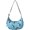 Boston Terrier Blue Pattern, variant on Dachshund in Sweaters Cream Pattern Hobo Shoulder Bag, Daily Shoulder Handbag with Adjustable Strap, Water Resistant Gift Ideas for Holiday Birthday Gifts