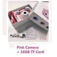 thumbnail image 4 of Cámara digital HUOGUO Mini para niños con memoria de 16 GB, color rosa, 4 of 4