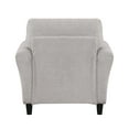 thumbnail image 4 of OakvillePark Eunice Fabric Upholstered Living Room Chair, Sand, 4 of 6