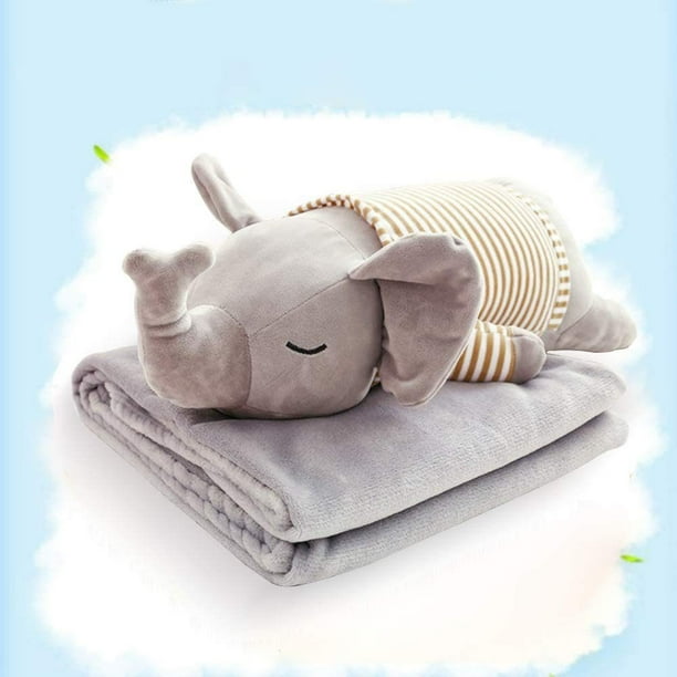 Plush Animal Toy with Soft Blanket