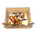 thumbnail image 2 of 10 Bandeja de madera para servir decoración Eid Mubarak, caja de dulces para postres de palacio, Musli islámico, 2 of 4