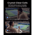 thumbnail image 6 of Anker soundcore Liberty 5 Pro Max, AI Note-Taker, Whisper-Clear Calls, Noise Cancelling Wireless Earbuds, 1.78" AMOLED Display, 5 Mins Charge = 4 Hrs Playtime, AI Meeting Transcription for Business, 6 of 10