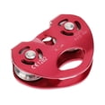 thumbnail image 4 of Sonducket Cable Zip Line, polea de ruedas, montañismo, poleas de doble velocidad, equipo de espeleología, accesorios para exteriores, carpas Rojo, 4 of 6