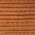 thumbnail image 1 of Ahgly Company Indoor Square Abstract Orange Contemporary Area Rugs, 4' Square, 1 of 1