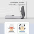 thumbnail image 4 of 2025 New Memory Foam L-Shaped Integrated Seat Cushions, Reenly Back and Seat Cushion, 2025 New Ergonomic Memory Foam Seat Cushion for Car & Office Lumbar Support (Black1), 4 of 7