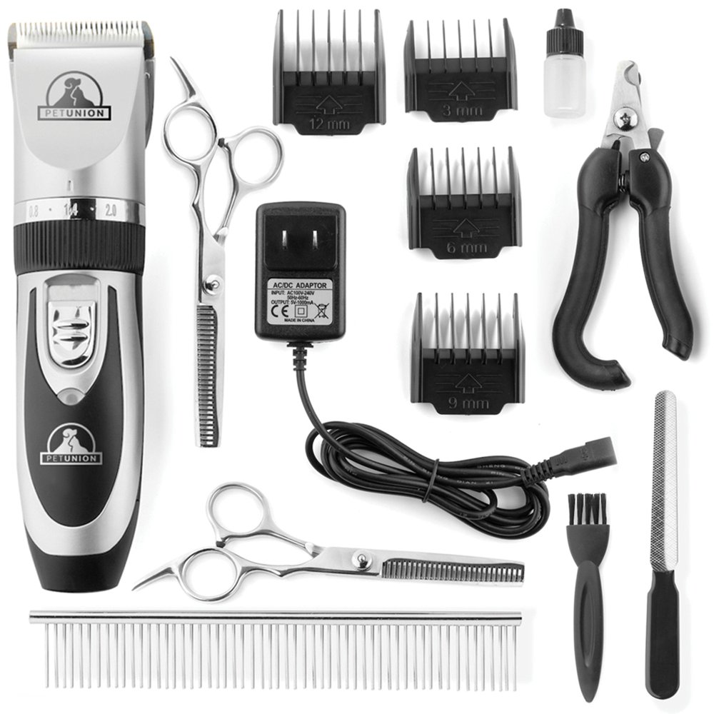 Pet Union YPPM7CTD85 Professional Dog Grooming Kit (Silver) Walmart