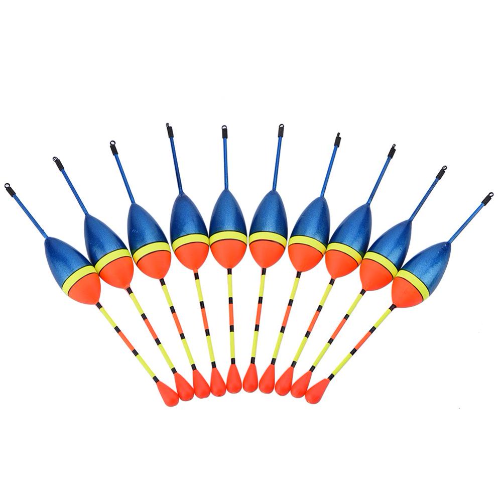 Mgaxyff Fishing Tackle Float,Fishing Float,10Pcs/Set Carp Fishing Float