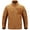 Coffee, variant on GaThRRgYP Mens Jackets Winter,Men Fashion Solid Color Zipper Pocket Stand Up Collar Long Sleeve Hoodless Casual Outwear Jackets Coffee S