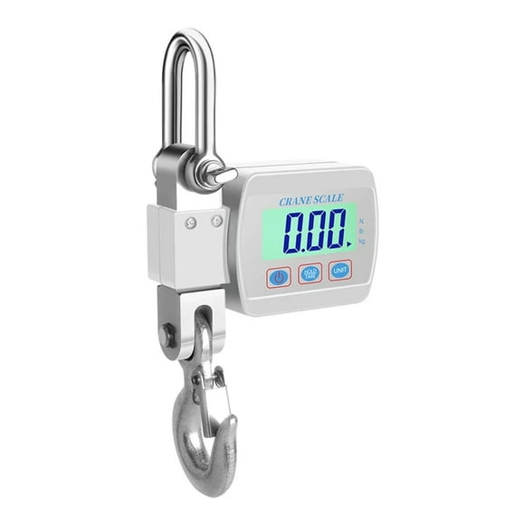 LCD Digital Scale 0.05-500kg Crane Portable Industrial Electronic Scale Heavy Duty Weight Hook-Hanging Weighing Tool ,Portable