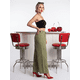 thumbnail image 4 of Pantalón Palazzo para Mujer Pantalón Holgado de Cintura Elástica con Jareta, 4 of 5