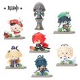thumbnail image 2 of Genshin-figuras de acción de Battlefield, juego de 7 unids/set de Anime de impacto, Serie Temática de Héroes del campo de batalla, KLEE/DILUC/VENTI/luchl/KAEYA Gong Bohan LED, 2 of 2