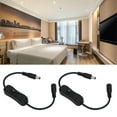 thumbnail image 4 of Inline DC Power Cable, 2Pcs DC Power Inline Cable Stable Durable ABS  For CCTV, 4 of 8