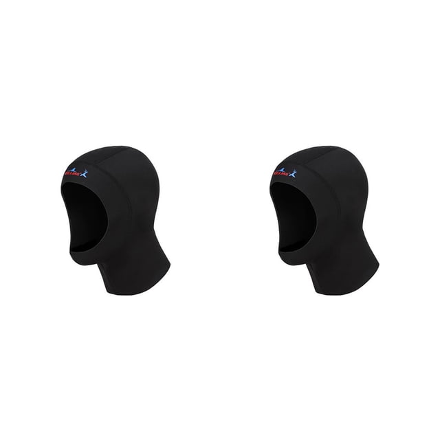 Eigraketly DIVE SAIL 1MM Gorros de buceo CR Equipo de snorkel súper elástico Sudadera con capucha Protector solar Gorro de natación para surf de invierno 【S】 2piezas Eigraketly CBP187364
