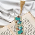 thumbnail image 6 of Kdxio Cool Dino Playing Skateboard Print Metal Tassel Bookmarks,Perfect Gift for Art Lovers and Bookworms Metal Bookmarks for Women, 6 of 8