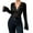 Black, variant on hotojiny Going out Tops for Women Trendy Summer Flare Long Sleeve Shirt Lace Deep V Neck See Through Blouse Spring Outfits
