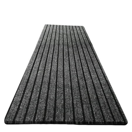 

Pnellth Kitchen Floor Mat Striped Rectangle Solid Color Anti-slip Thick Shaggy Super Water Oil Absorbent Household Bathroom Floor Area Rug Pad