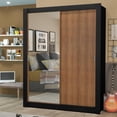 thumbnail image 2 of Ropero Closet Madesa Dallas Plus 2 Puertas Corredizas con Espejo 4 Cajones NM, 2 of 5