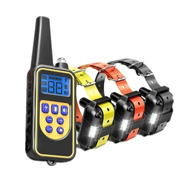 Dog Shock Collar Dog Training Collar for Large Medium Small Dogs Waterproof Rechargeable E Collar