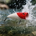 thumbnail image 5 of Topwater Popper Fishing Lure, ABS Material Internal Beads 2.87 in 10g Long Casting Lifelike Bait to Catch Bass Outdoors Freshwater Saltwater Tackle Gear Tool., 5 of 6